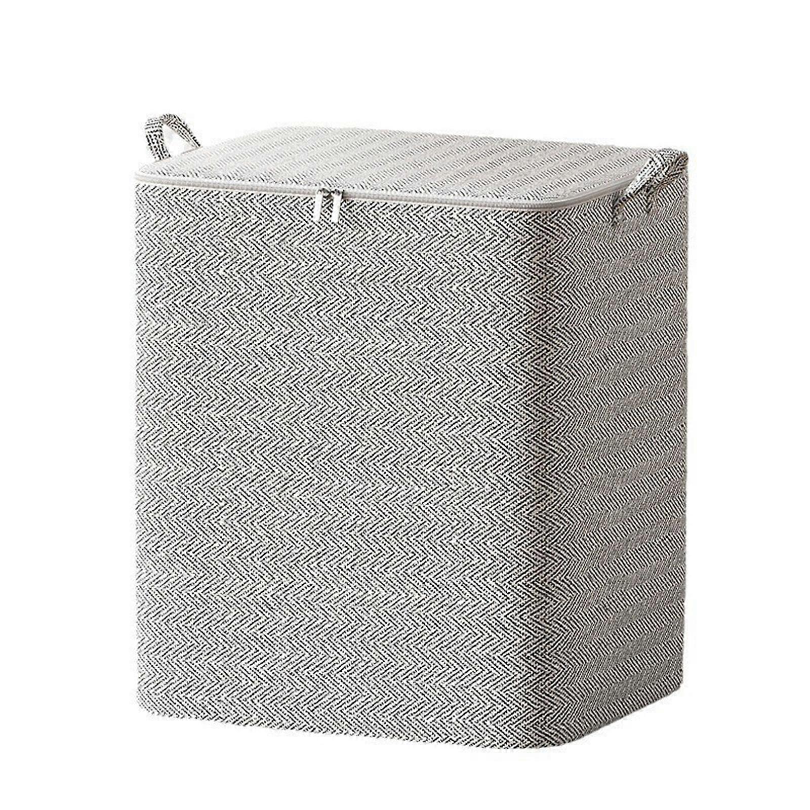 Spacious 220L Fabric Storage Bag for Comforters and Seasonal Clothing with Easy Carry Handles Space Saving Designs