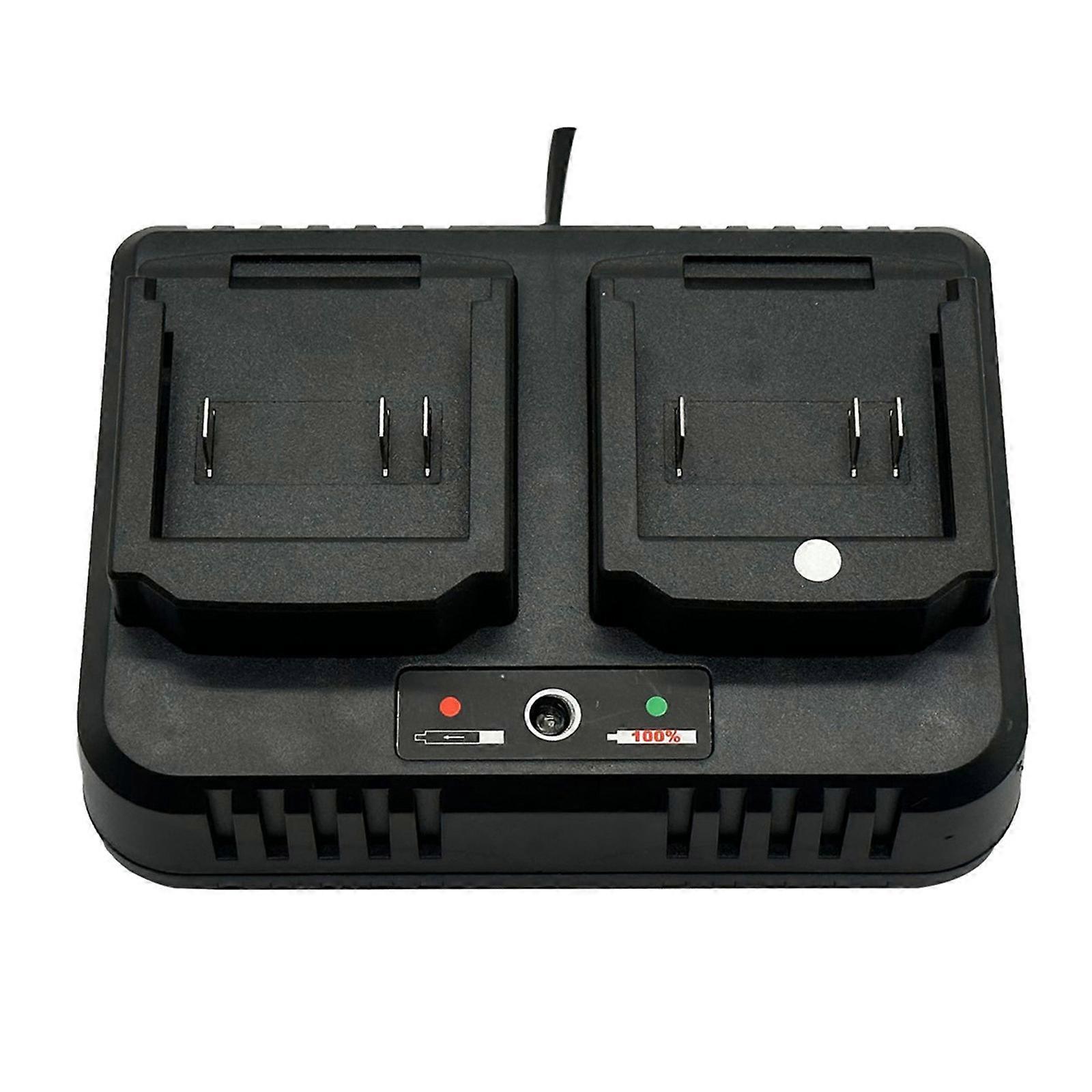 Two-seater 2.0A Lithium Battery Chargers for 18V 21V Liion BL1415 BL1420 BL1815 Extended Power Tool Performances