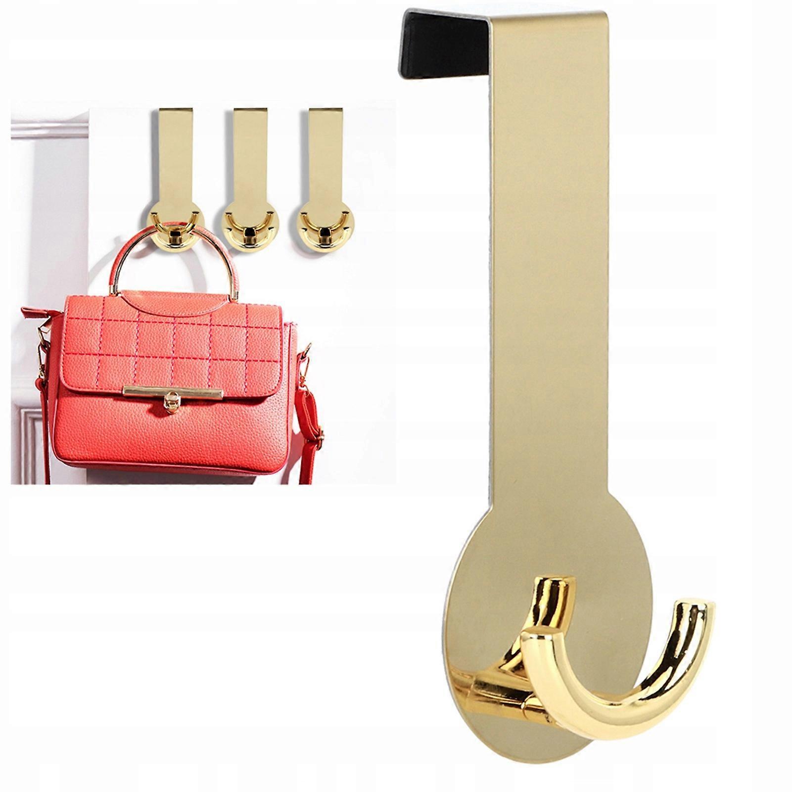 Door Hanger Without Drilling, Gold Hook