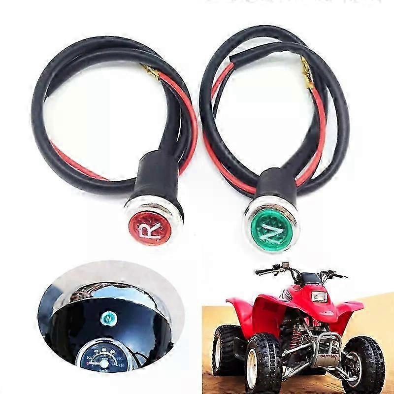 2 Pcs Atv Reverse Neutral Light Indicator For 90/110/125/150/200/250/300cc Atv Quad Sunl/taotao/eagle/loncin Etc Dc 12v 2019