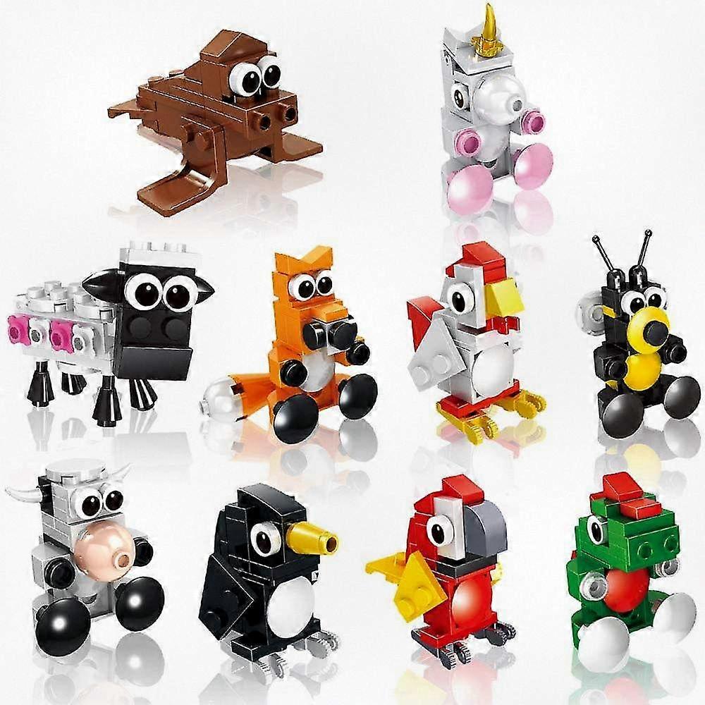 10 in 1 STEM Building Bricks Set, Animal Toys for Learning, Party Favors for Kids, Classroom Prizes, and Goodie Bag Fillers������ijƷ��