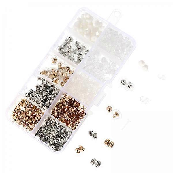 530-Piece Earring Backs Assortment for Creative Jewelry Projects