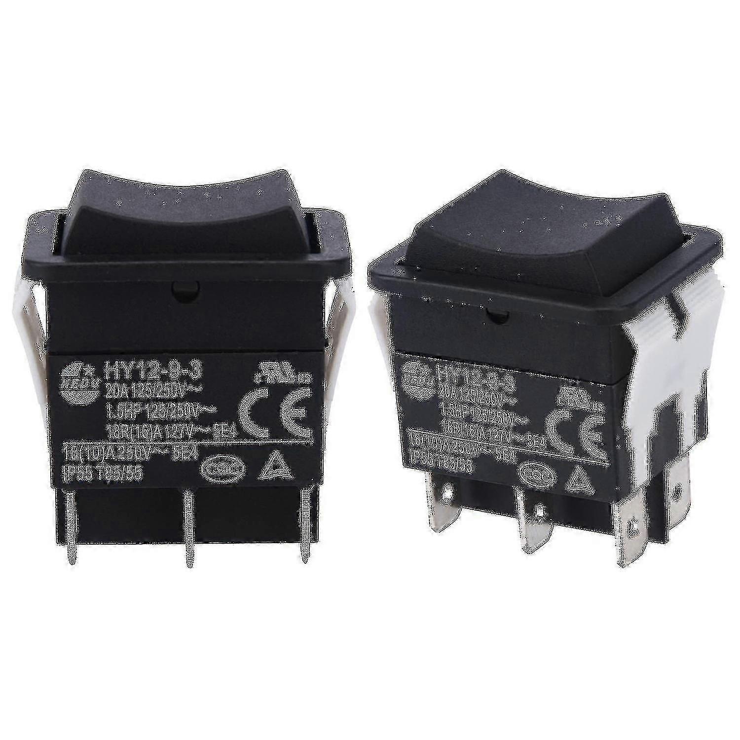 Hy12-9-3 Rocker Switch Safe Arc Industrial Single Pole Easy Install Push Button