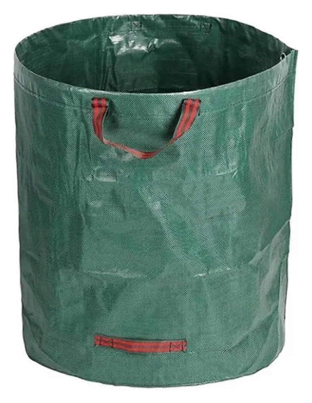 Garden Waste Bag, Large Capacity, Reusable and Waterproof Leaf Storage Container, Green Garden Refuse Sack, 1 Piece