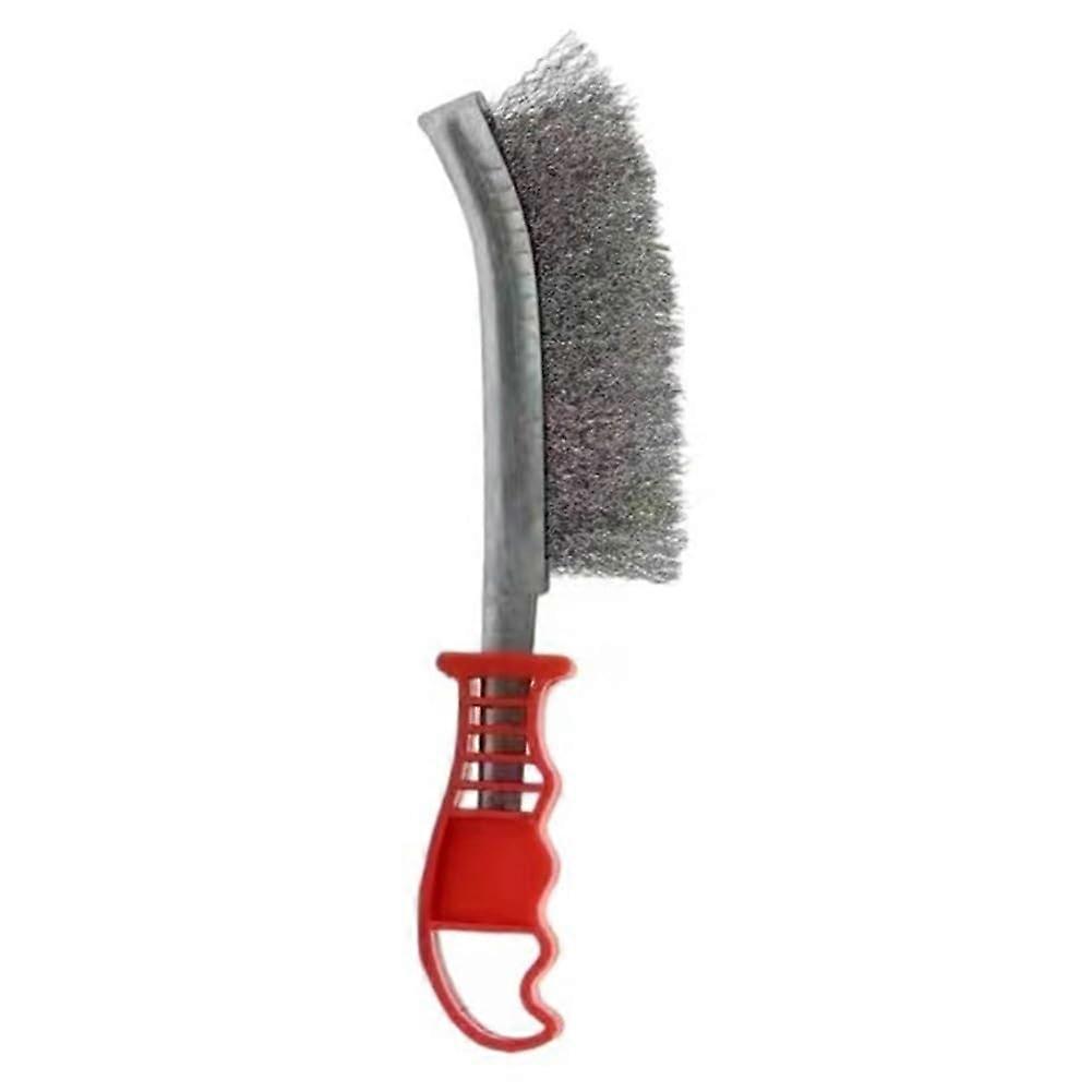 Wire brushes, wire scrapers, grill brush, rust removal tool with stainless steel bristles and plastic handle