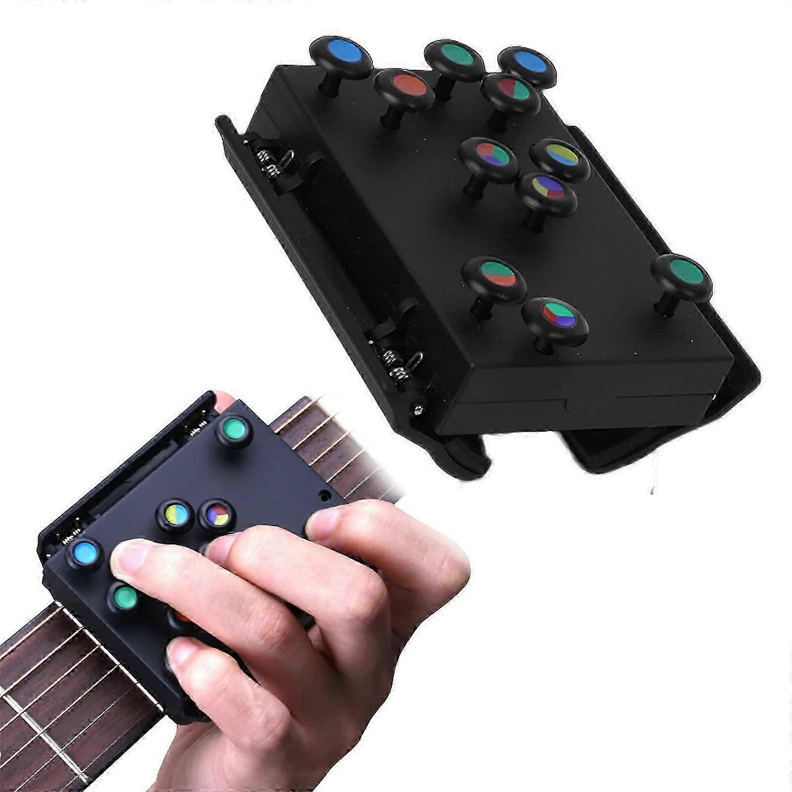 Gitarr undervisning stöd tillbehör gitarr ackord tränare inlärningssystem för gitarr nybörjare