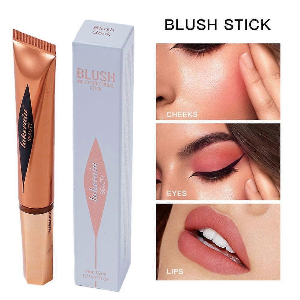 12ml01 Blush (A)$Contour Stick and Highlighter Beauty Stick and Bronze Highlighter Highlight Makeup, Face Brightening and Shaping Contour Stick