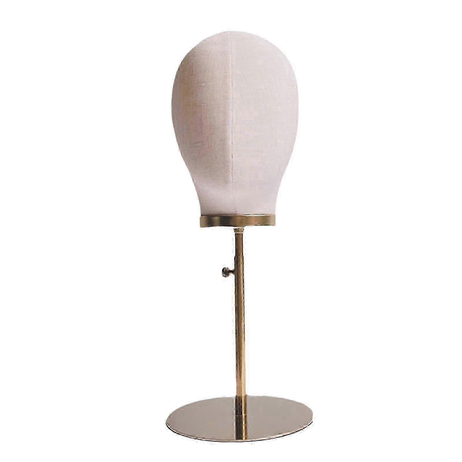 Wig Display Stand Mannequin Fashionable Circumference 54cm Tabletop Versatile Metal Base For Salon Barbershop