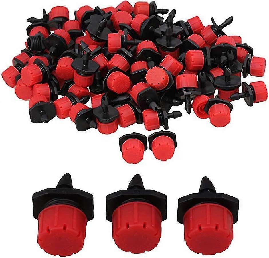 100pcs Adjustable Drip Irrigation System for Plants Greenhouse DIY Garden