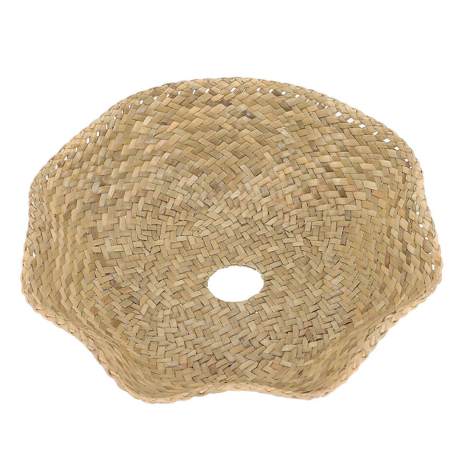 Natural Straw Shade, Enhances Lighting Experience, Stable Structure