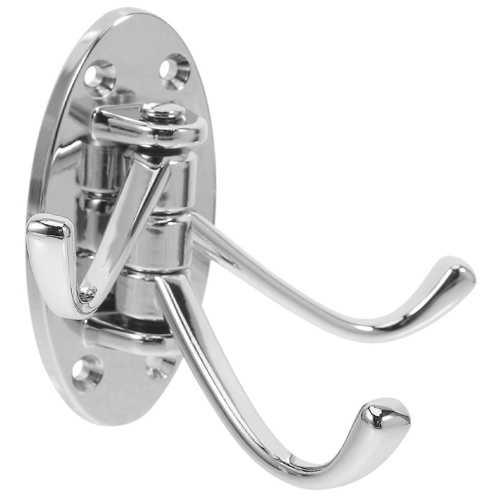 Corrosion Free Swivel Hooks, Triple Arm Design for Reliable Wall Organization