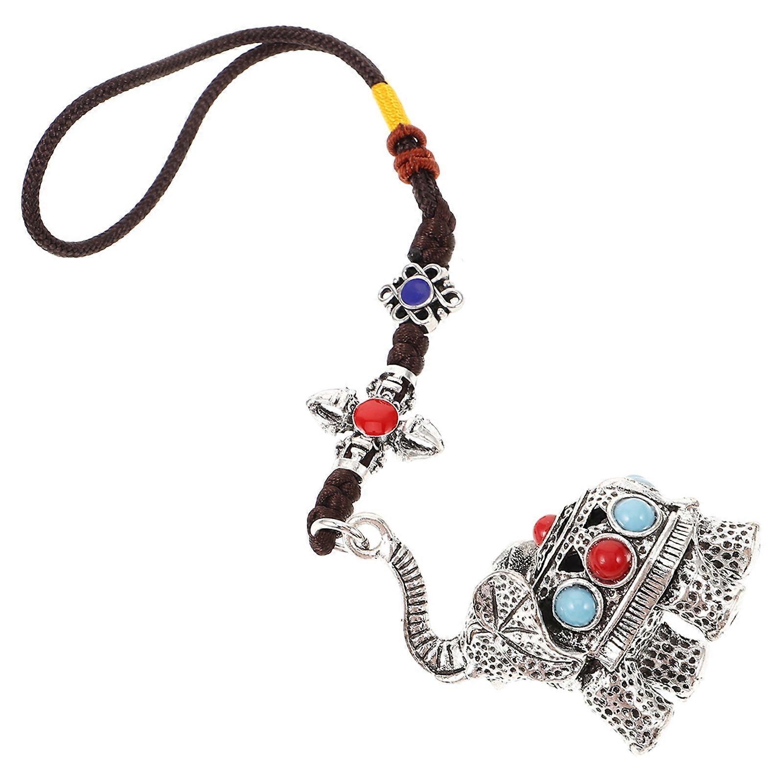 Elephant Feng Shui Pendant, Decor for Vehicles and Living Spaces