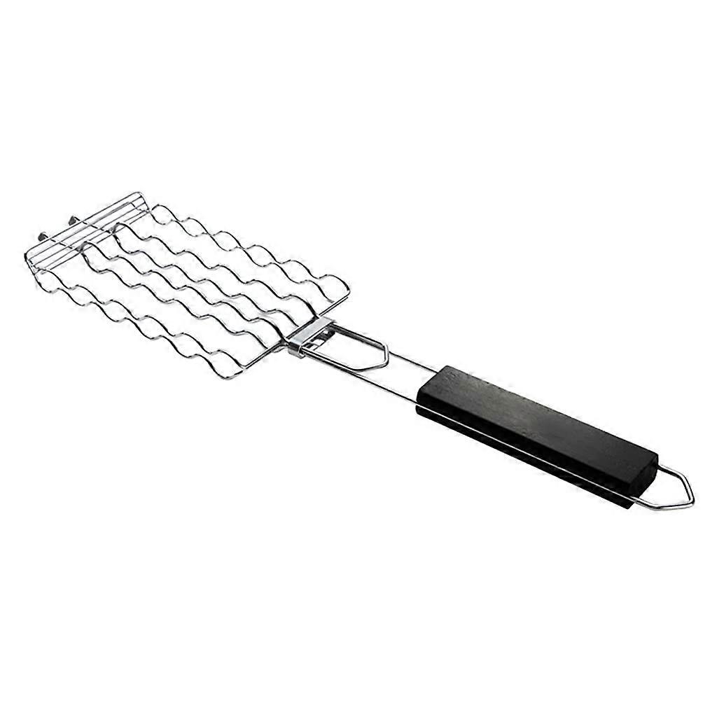 Grillkorb Edelstahl BBQ Tool Set with Adjustable Grill Rack, Durable Stainless Steel and Non-Stick Design