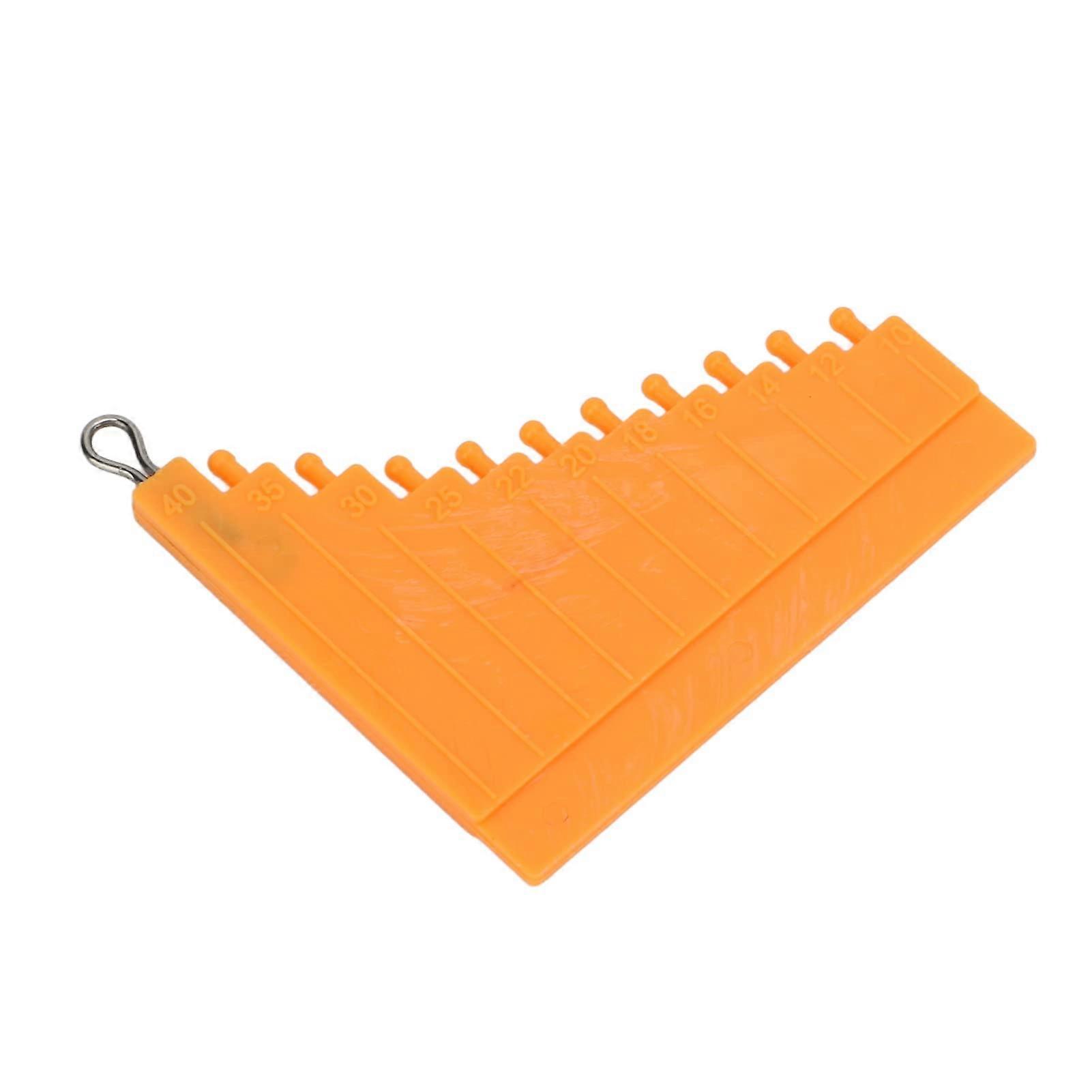 Fishing Haar Underwire Binding tool Hook tool Tackle for carp fishing 11 scale design Orange Abs material