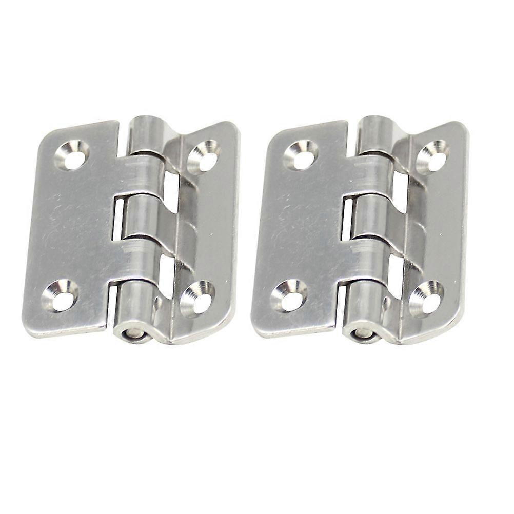 Thickened Mute Hinge Stainless Steel Door Loose-Leaf Hinge 2Pcs Silver
