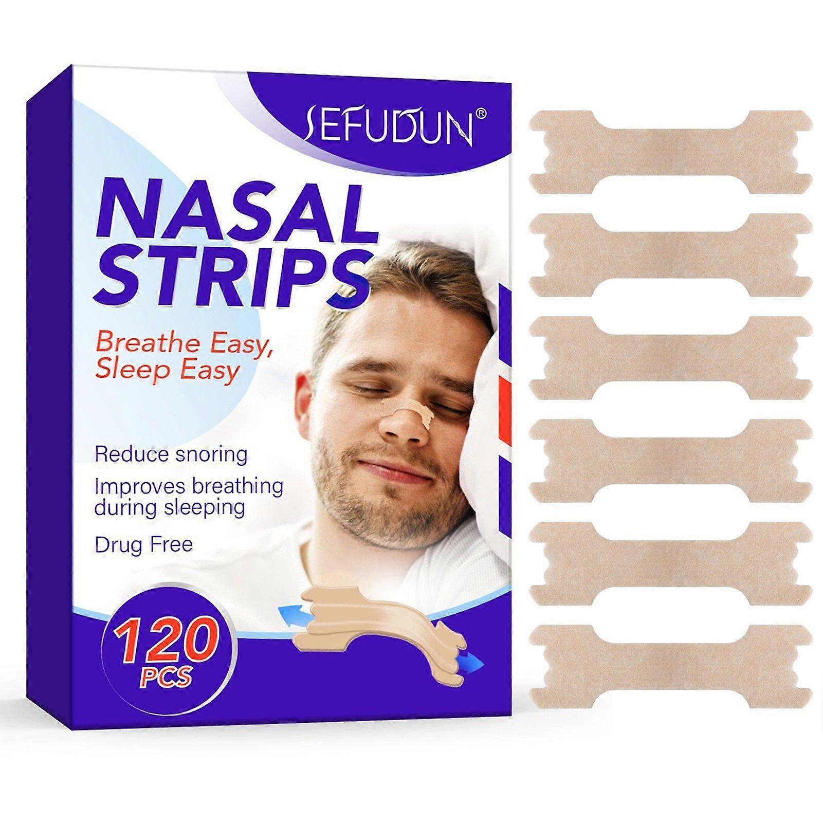 Extra Strength Nose Strips Breathing Natural Relief From Nasal Congestion. Gentle On Sensitive Skin. Improved breathing