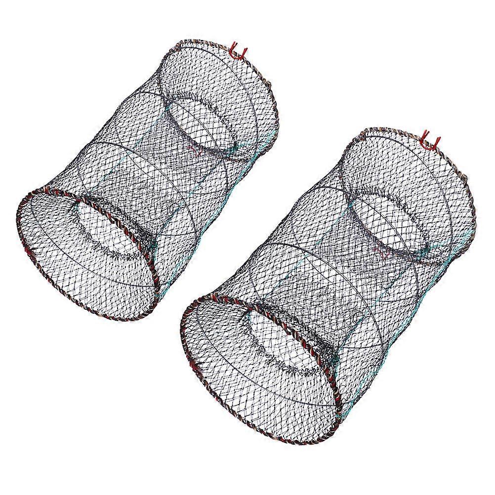 Professional Fishing Trap Made of Metal for Catching Crawfish Lobster Shrimp in Assorted Color Compact Size