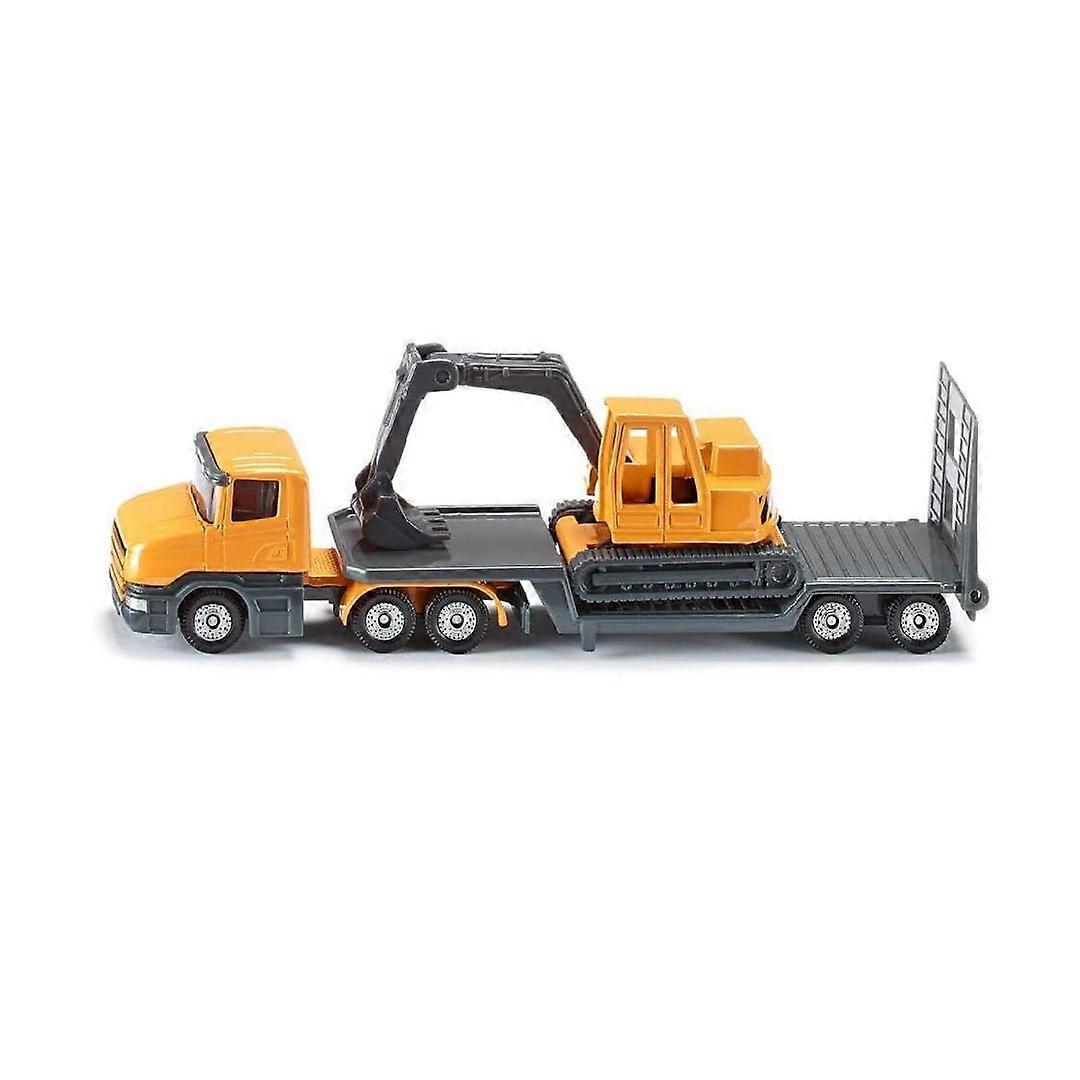 Siku 1:87 Low Yellow Loader With Yellow Excavator