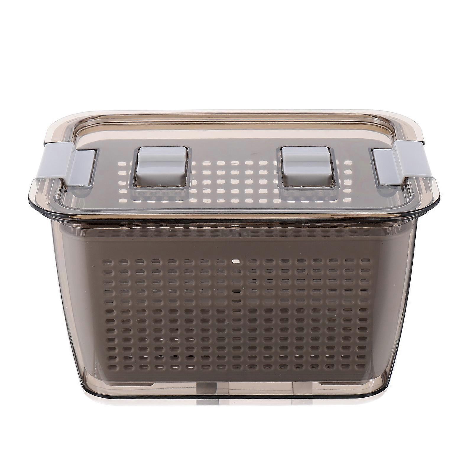Produce Saver Containers For Fridge Food Separation Box PP Material 20x13.5x11.5cm Vegetable Fresh-Keeping Box 1Pack