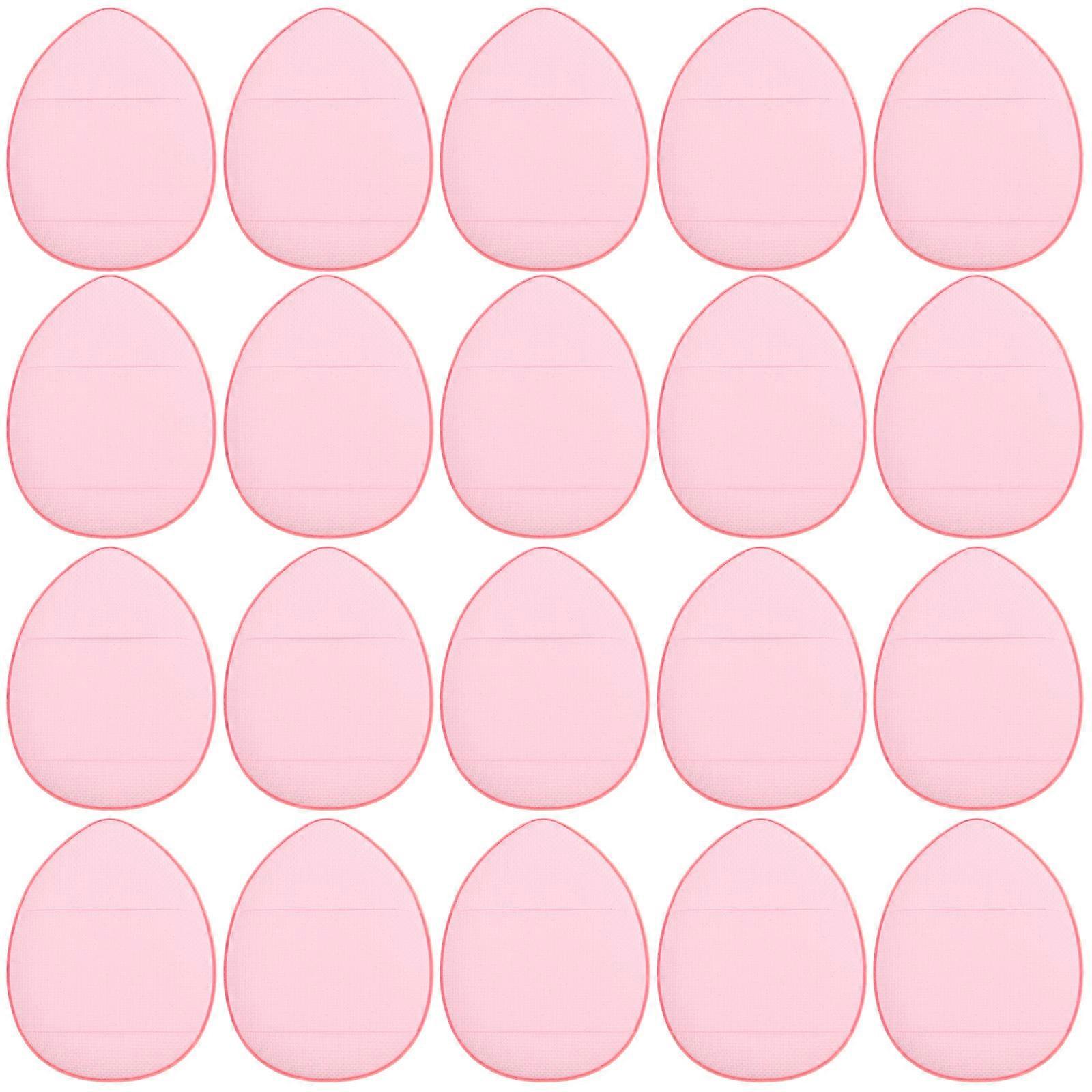 20pcs Mini Powder Puff Set – Fluffy Beauty Sponge for , Washable Cosmetic Applicator for Powder and Foundation Makeup Application