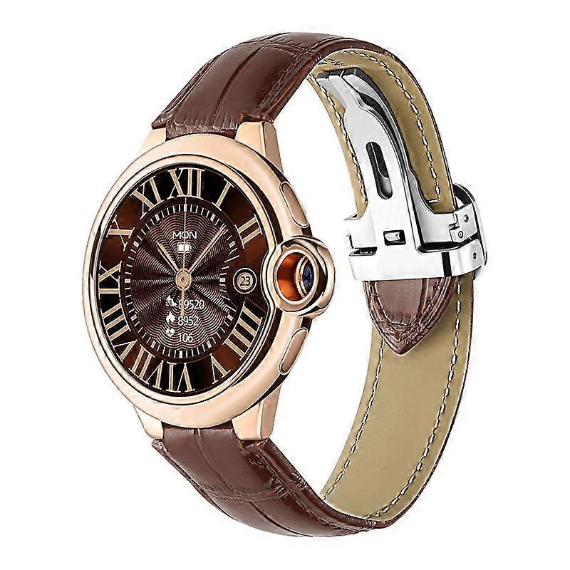 Smart watch, 1.32-inch high-definition large screen, IP67 waterproof, Gold