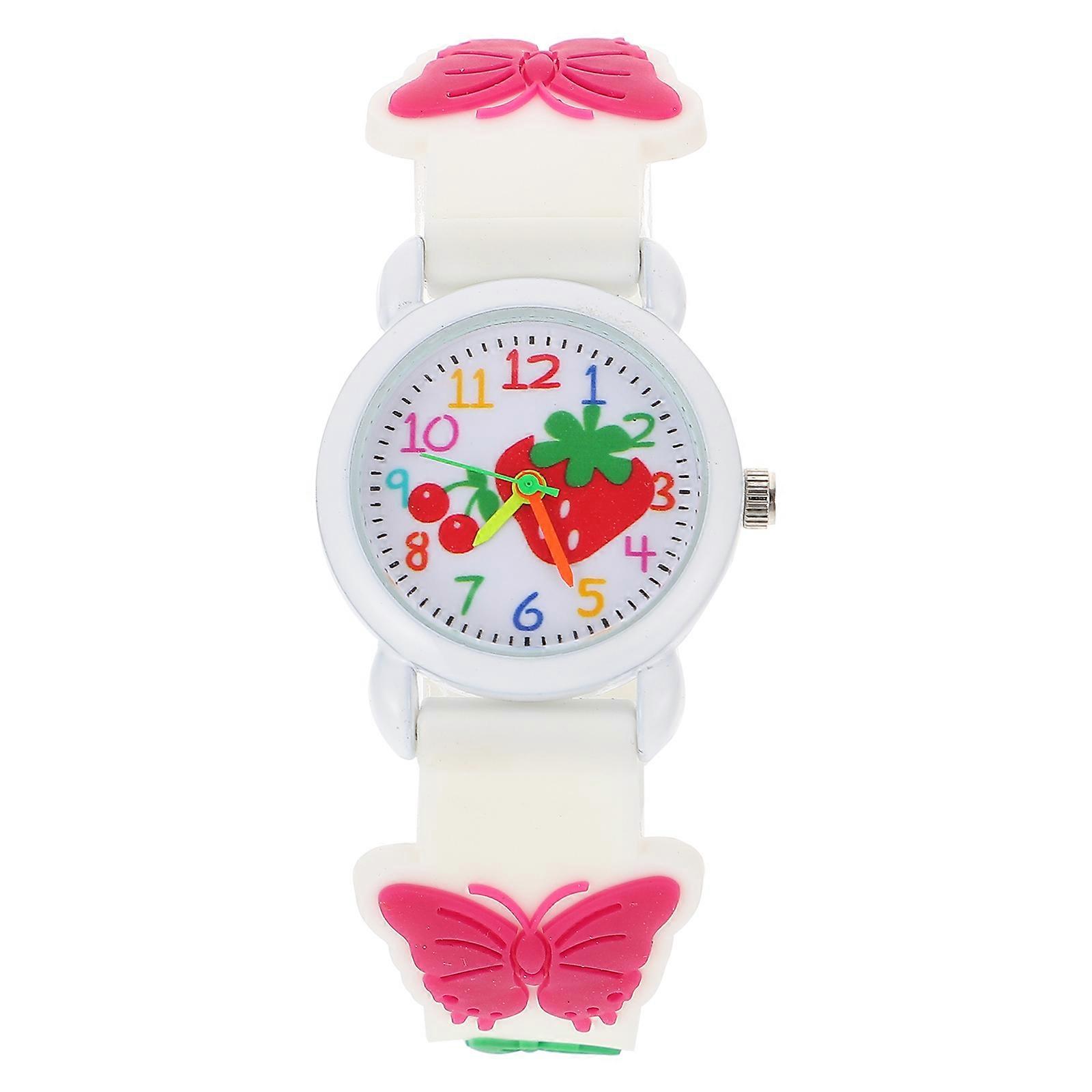Watch for Children Cartoon Style Silicone Material Time Telling Learning Time Concepts 1Set