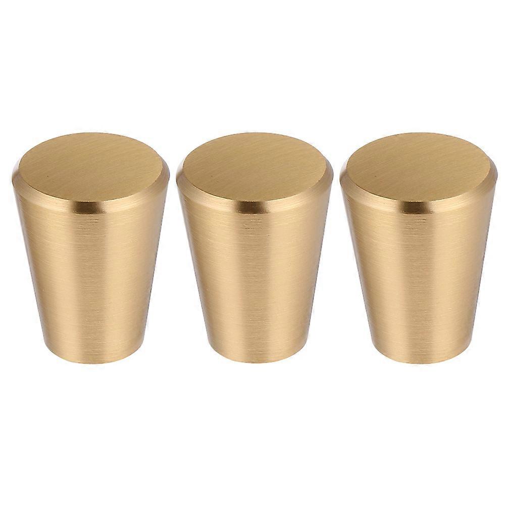 Metal Cabinet Knobs Dresser Knobs Contemporary Furniture Renovation Simple Shape 3Pcs