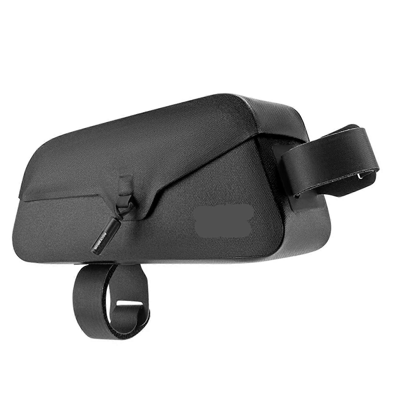 Bicycle Frame Bag Magnetic Front Pack Black 0.9L(22x9.5x6cm)