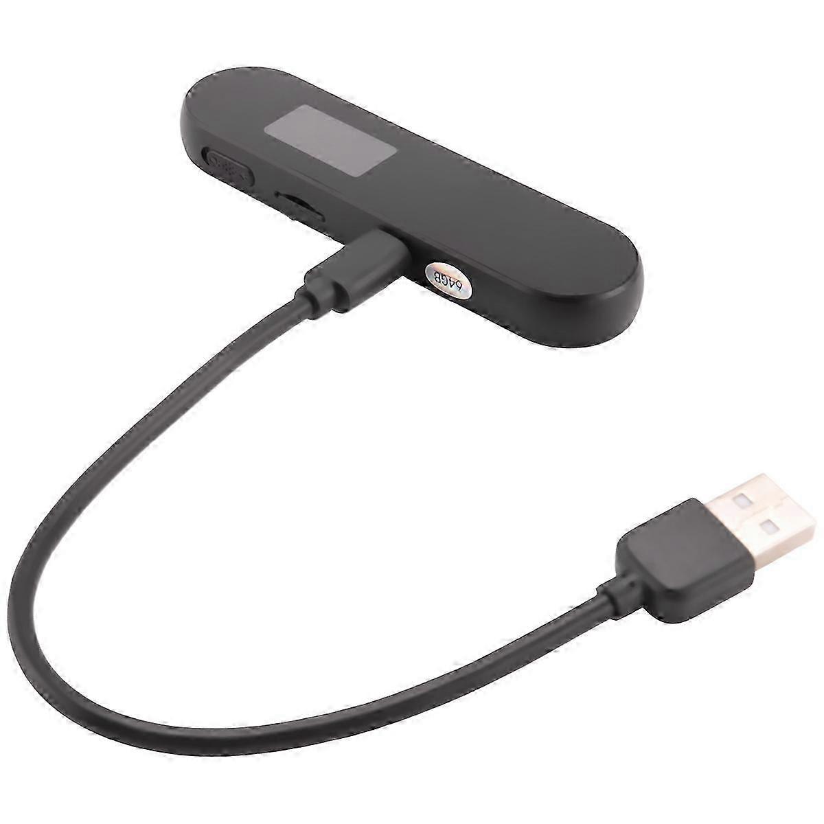 64GB Digital Voice Recorder With Playback,for Lectures Meeting, Audio hwy