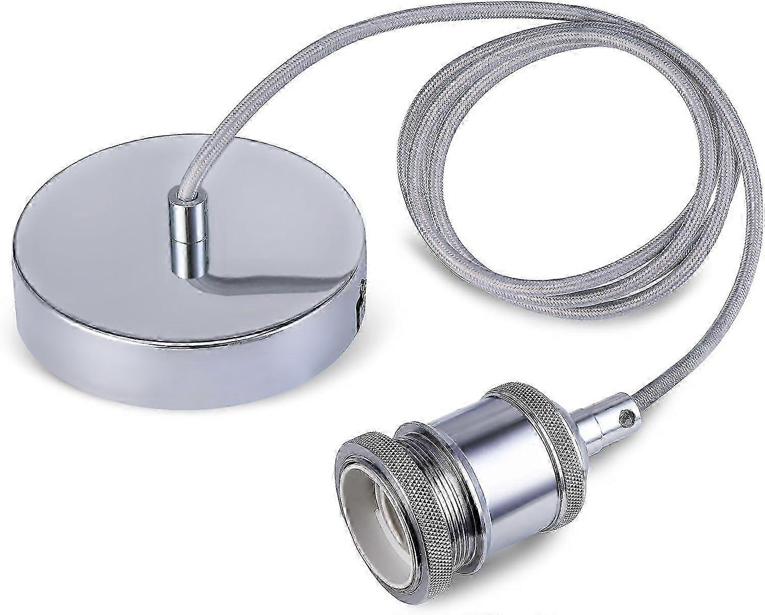 Moderne Retro-Pendelleuchte - Chrom