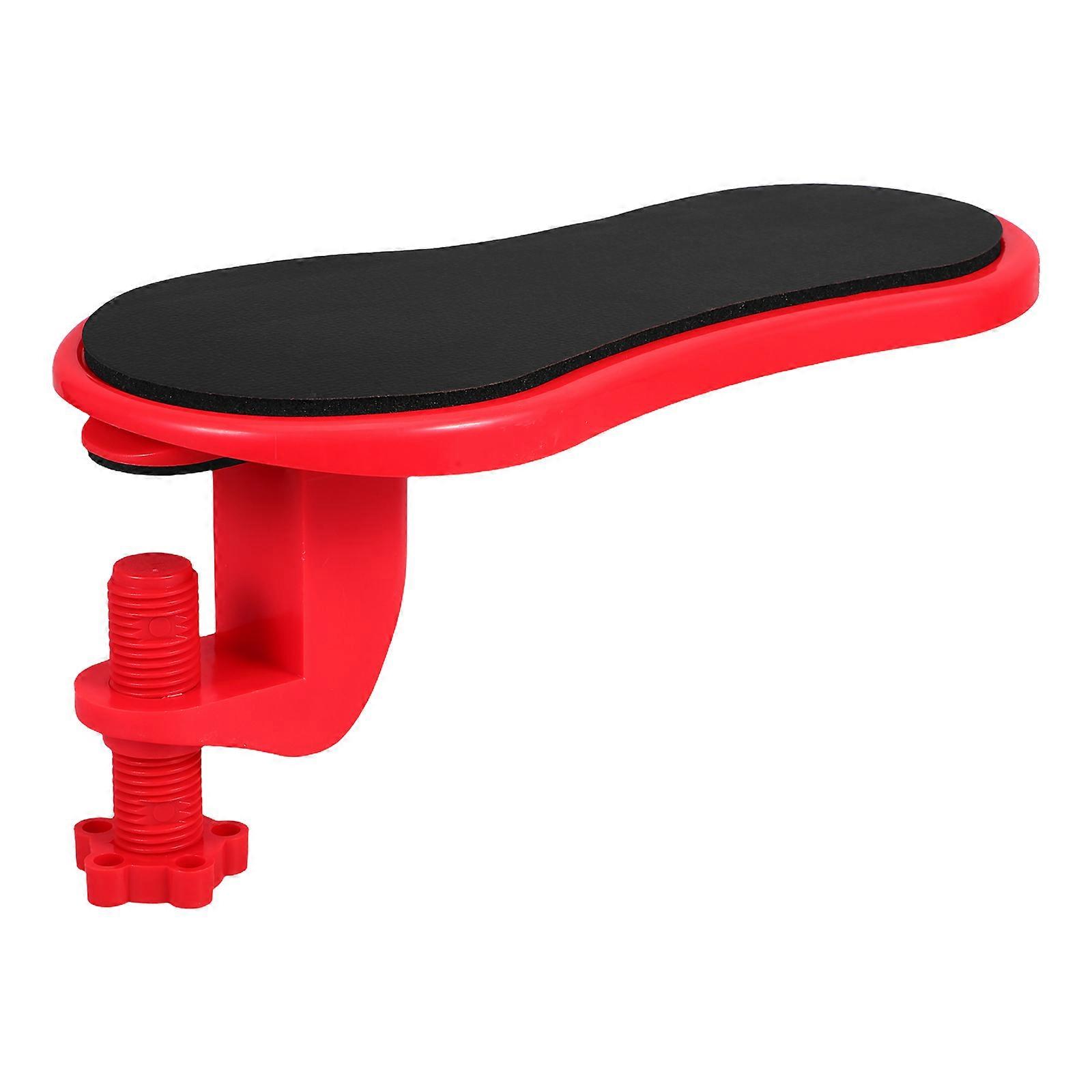 Desk Arm Rest Pad Ergonomic Mouse Wrist Rest Non Slip Support Office Work Red 30 50X15 50X5 00CM Comfortable Use 1Pcs