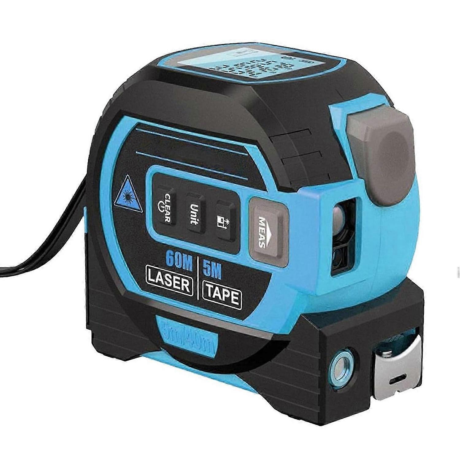 3 in 1 Infrared Lasers Tape Measuring Instrument, Handheld Lasers Measuring Tool with LED Display, Building Distance Meter