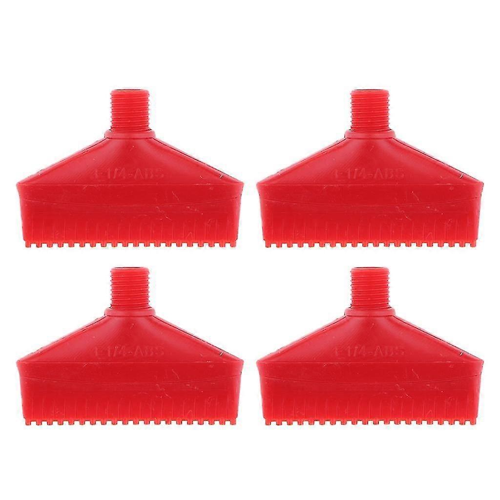 1/4" Thread size, Flat Wind Jet Air Blowing Nozzle Spray Red 70mm x4