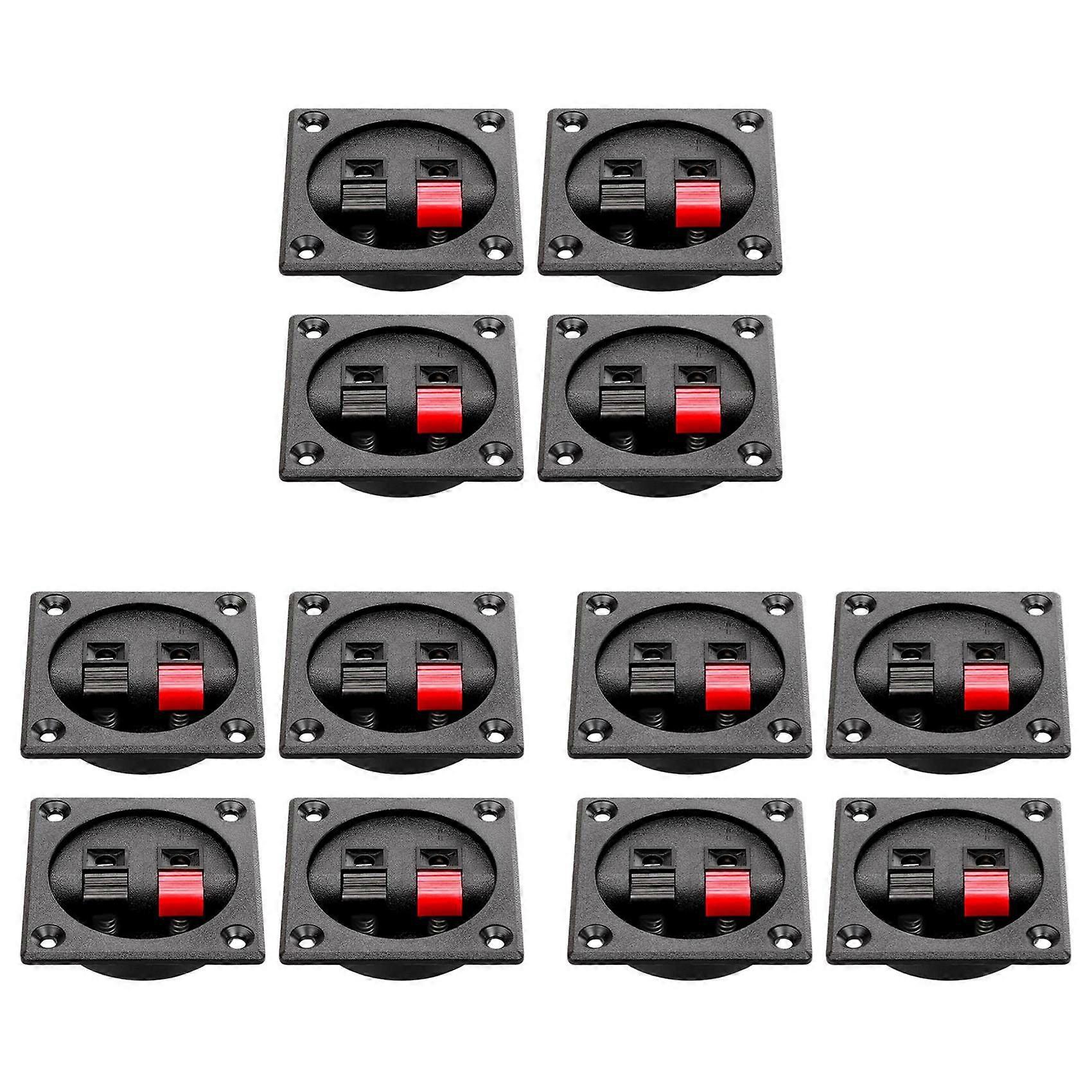 4PCS Speaker Box Terminal Cup, Spring Square Subwoofer Box