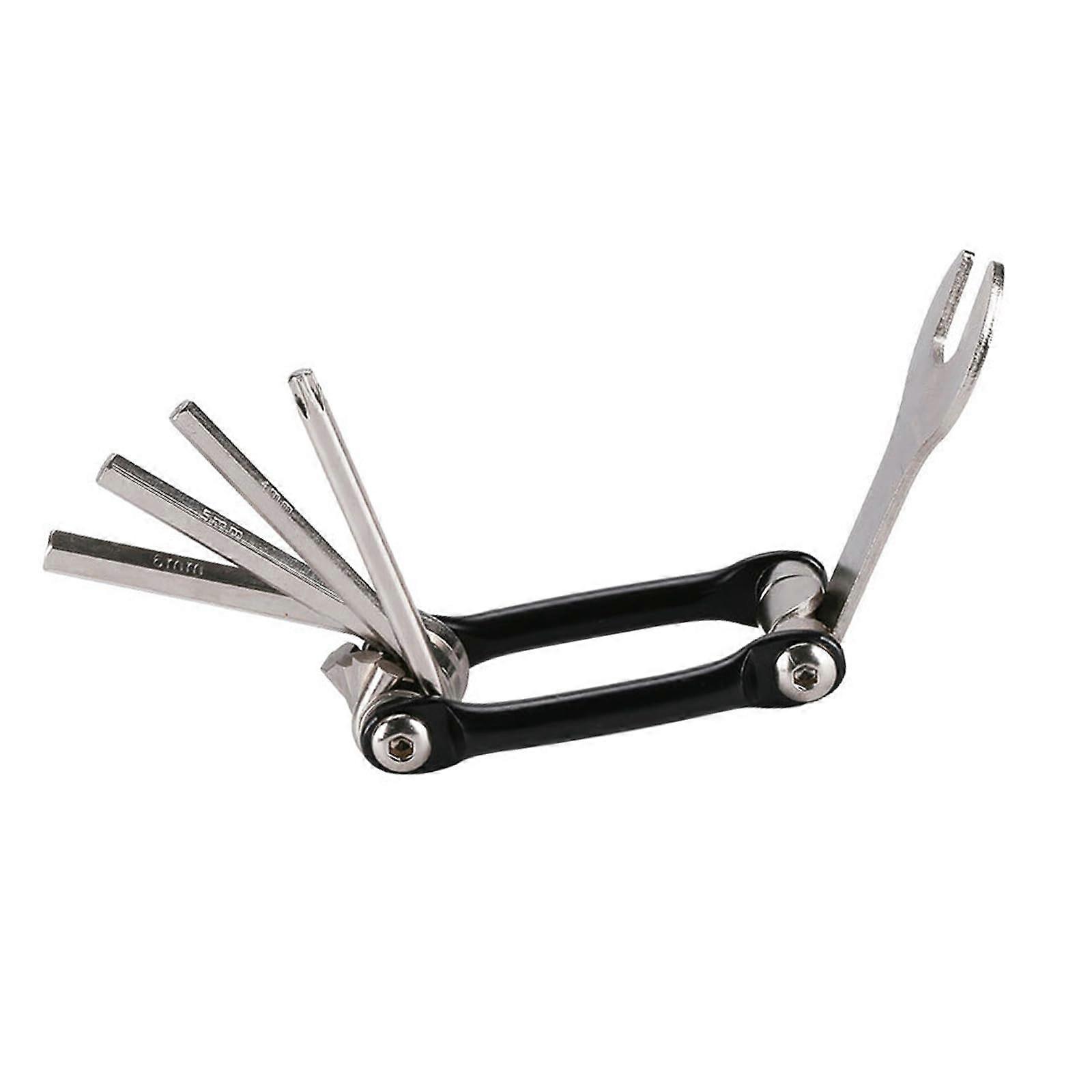 Carbon Steel Multifunctional Bicycle Repair Tool for Mountain Bikes, Emergency Maintenance and Repairs