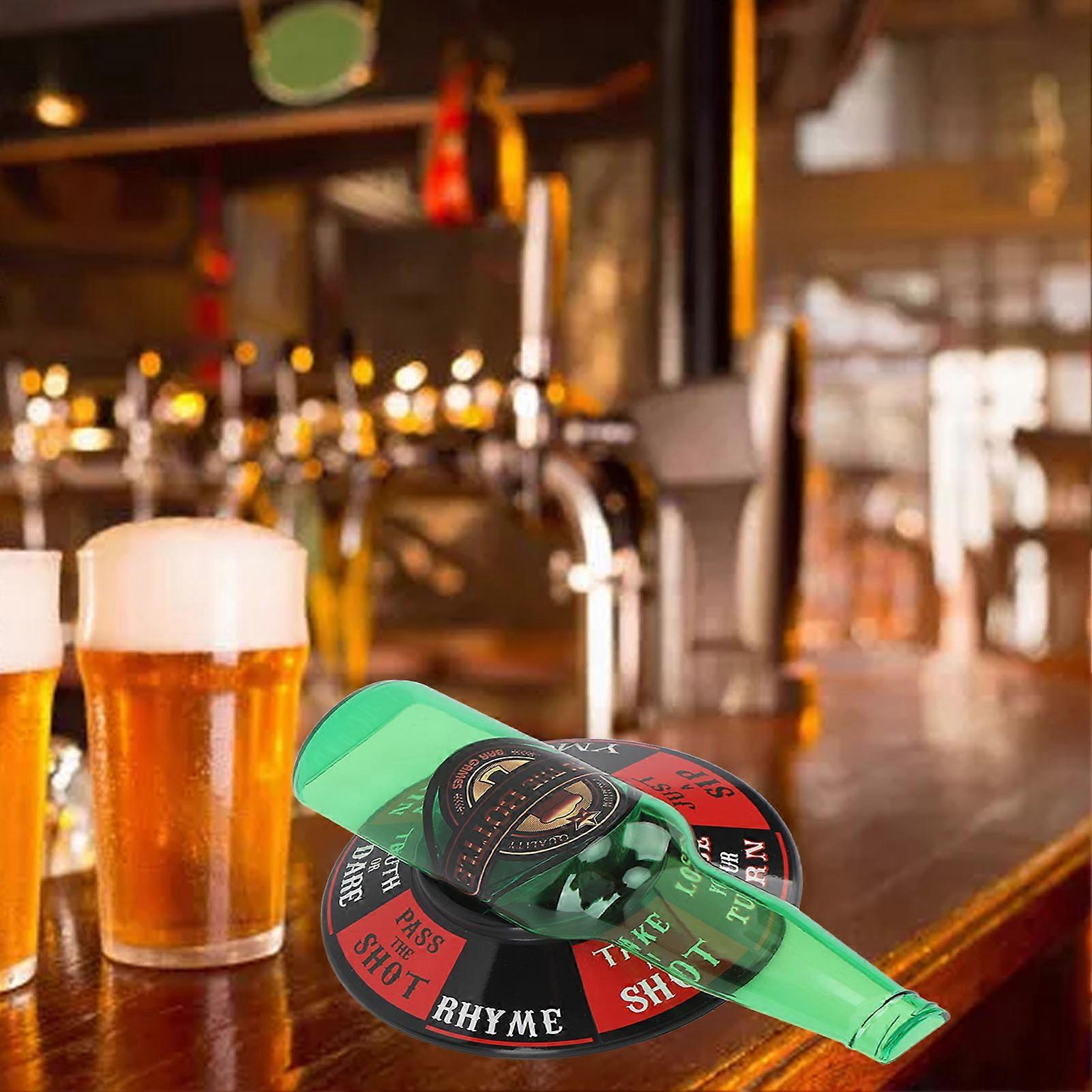 Drinking Rotate Bottle Game Pointer Classic Vertical Rotating Bottle Game for Bar KTV Home 