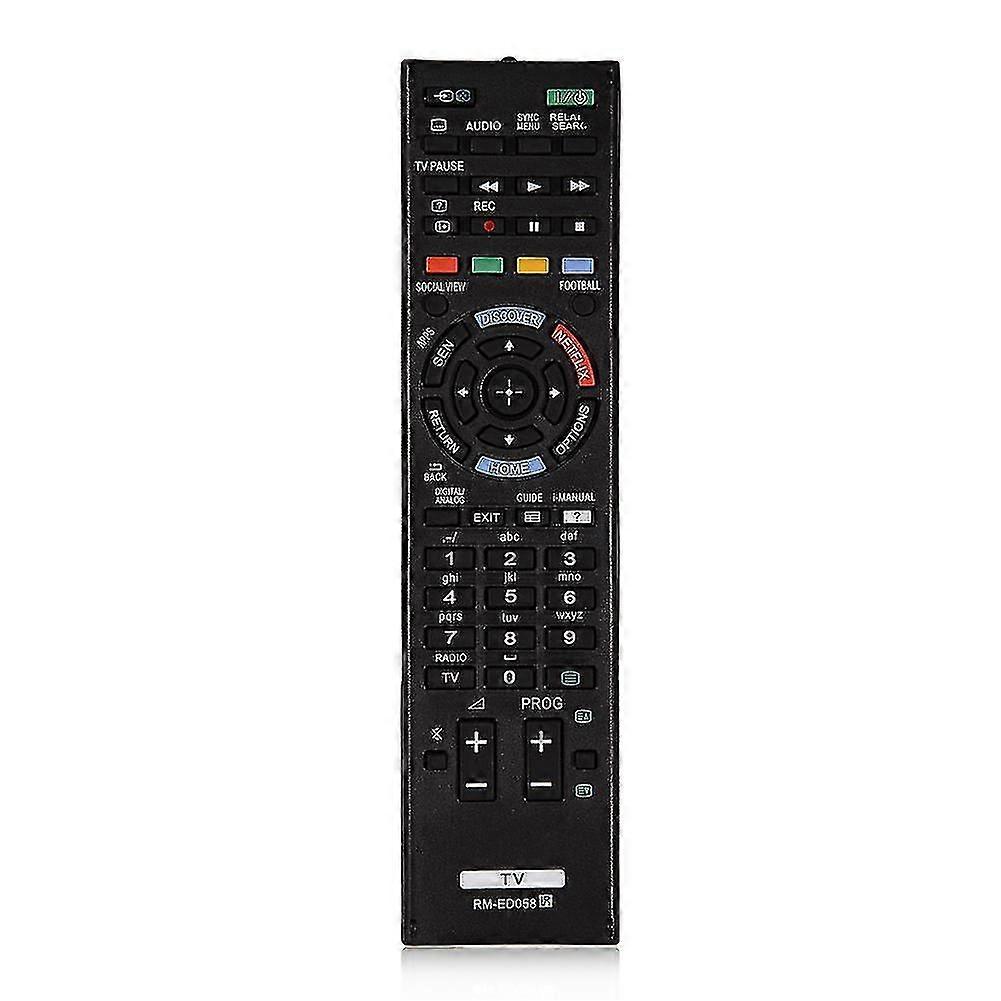 Black Remote Control Replacement for Sony RM-ED058 TV