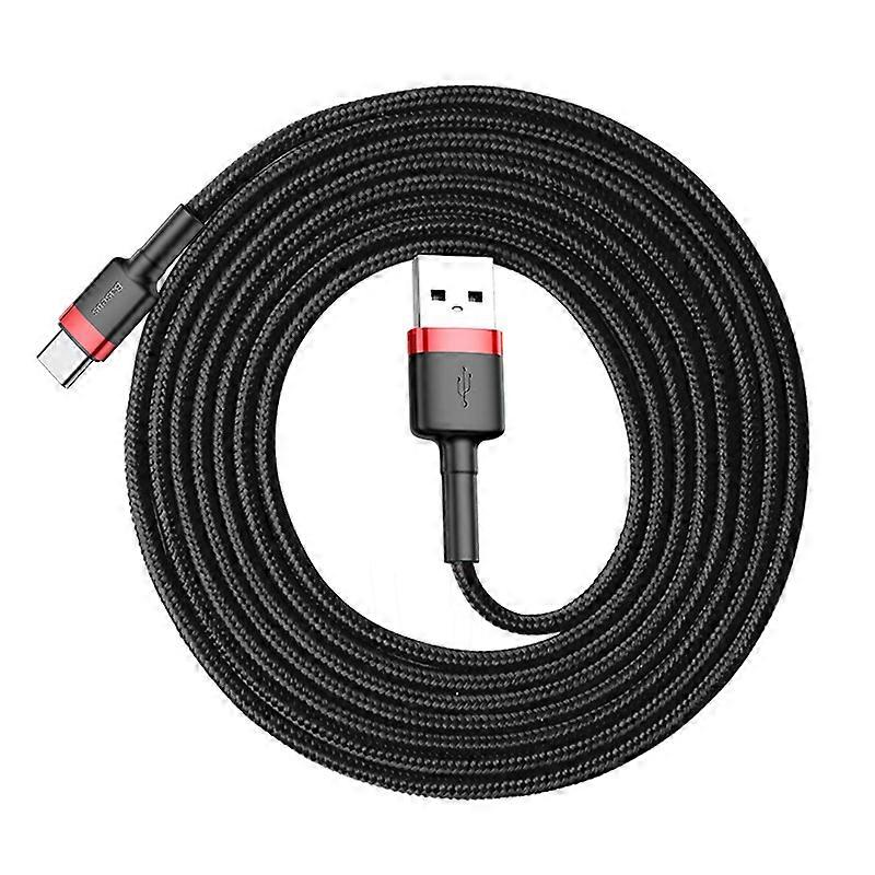 BASEUS Cafule Series 2m 2A Type C Data Sync Cable Nylon Braided Charging Cord