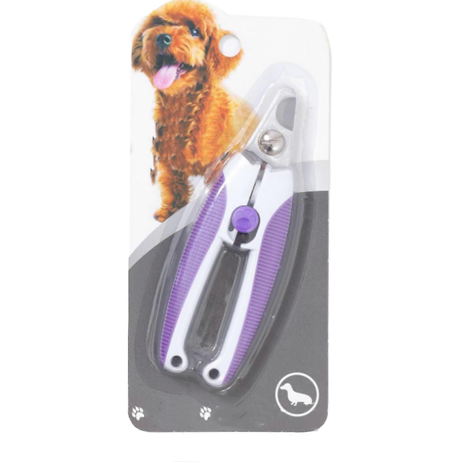 Cat Nail Clipper Efficient Easy Control Comfortable Grip Convenient Use Kitten Nail Cutter for Pets Purple