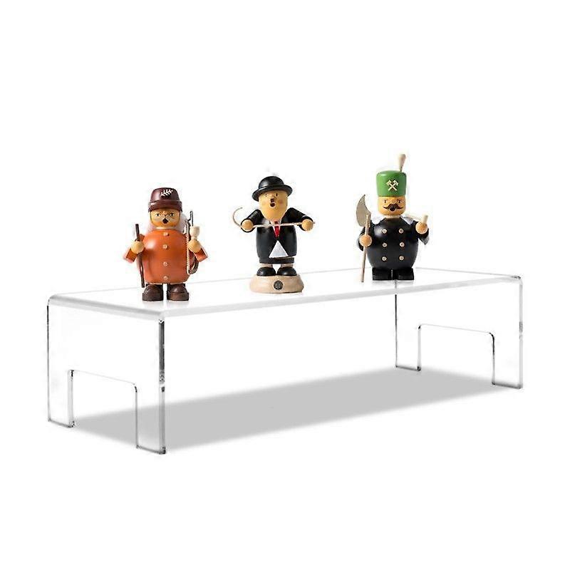 2pcs Clear Display Stand: 6.88"X3.14"X2.75" Risers For Figures Toys Cupcakes - Tabletop Showcase Support - U-Shaped Transparent Stand