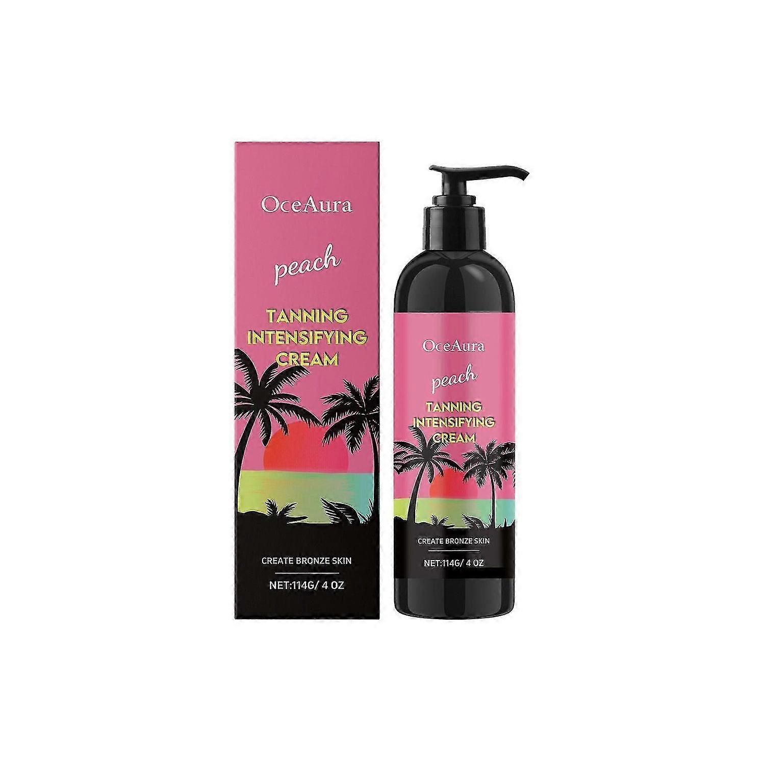 114g Watermelon/Peach Tanning Intensifying Cream, Tanning Cream for Sun Tanning and Intensifying Your Tan, for All Skin Types