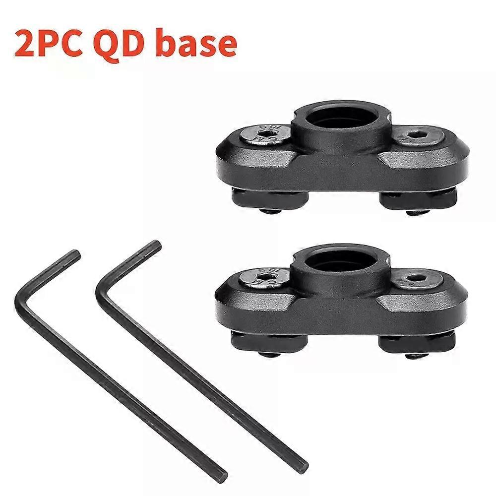 1/2PCS 125 QD Sling Swivel Mount Heavy Duty Quick Detach Push Button Swivels for Two Point Sling 360Rotatable Easy to Mount Q
