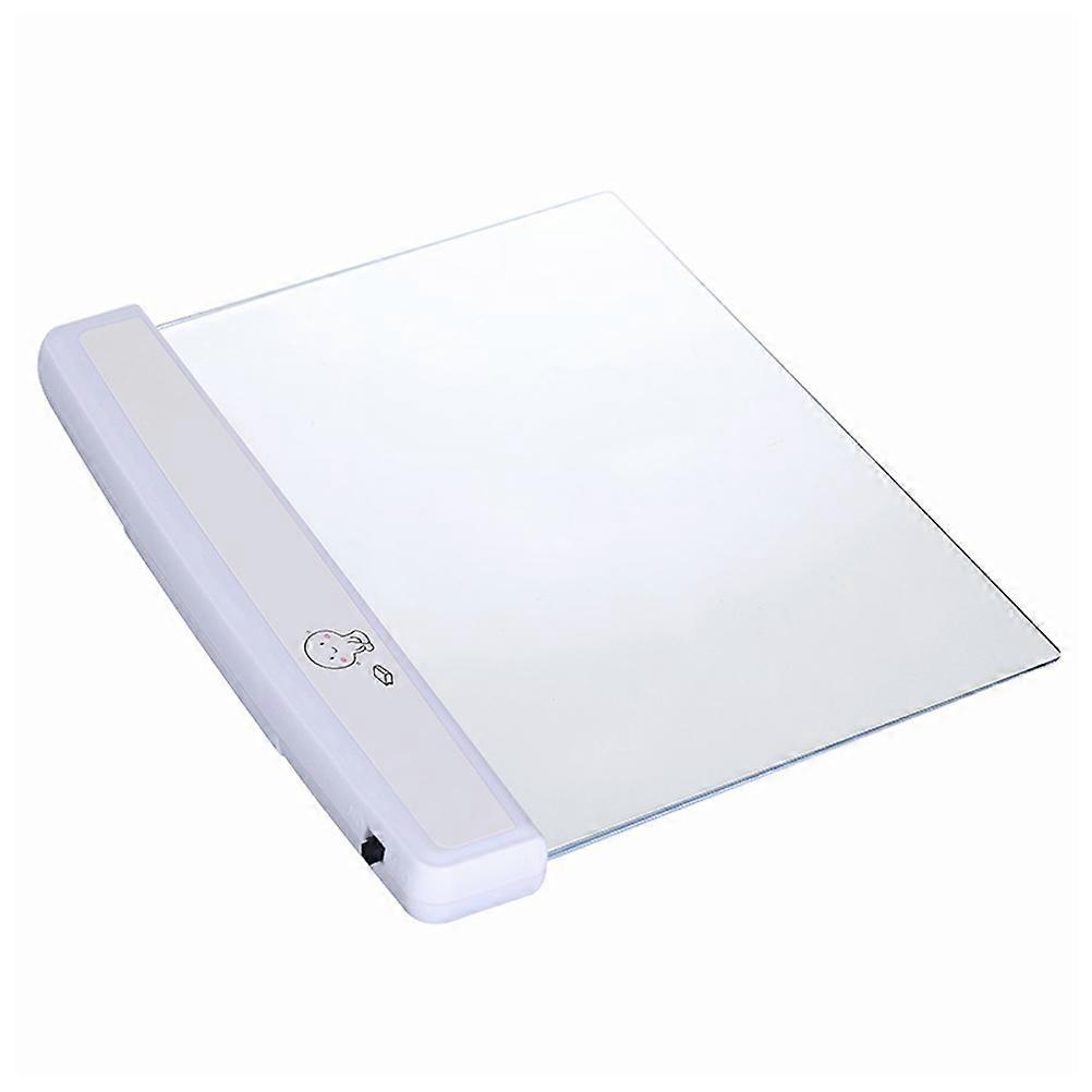 White Portable LED Panel Reading Light with Eye Protection Design for Home 1pc