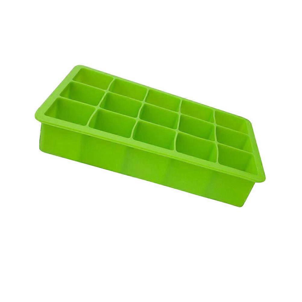Silicone Fondant Molds For Ice Users Classic Cube Shape Green 1Pcs