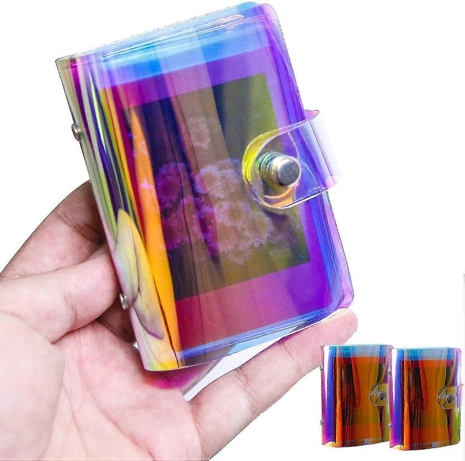 2 Pack One-handed Mini Photo Album Suitable for Certain Mini Style Cameras/kpop Photocard