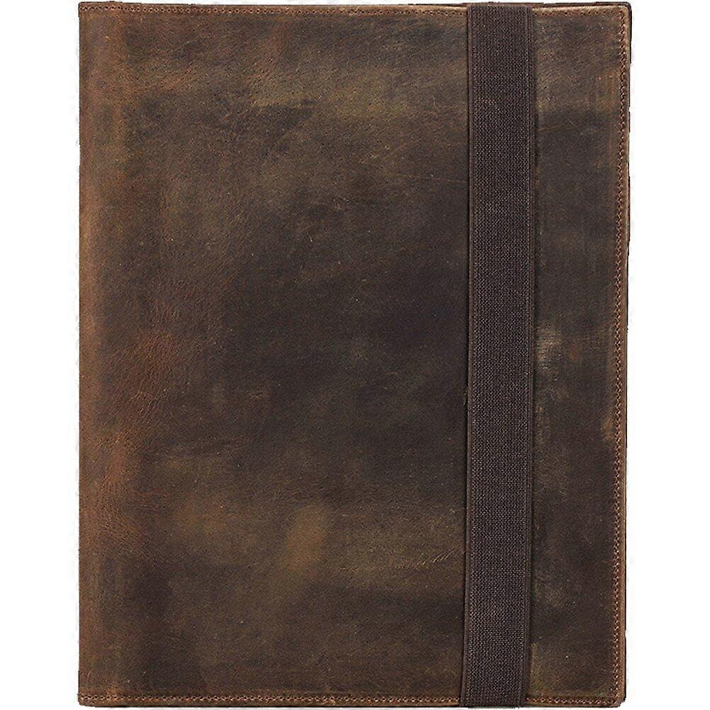 Leather Notebook Portfolio for B5 Book Travel File Folder Office School Stationery Supply Conference Folder