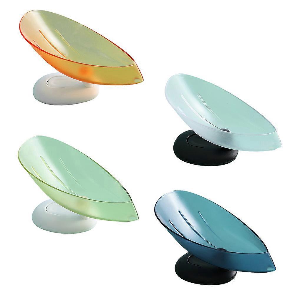 Assorted Color Soap Holders Made of PP for Bathroom Storage Practical and 4pcs