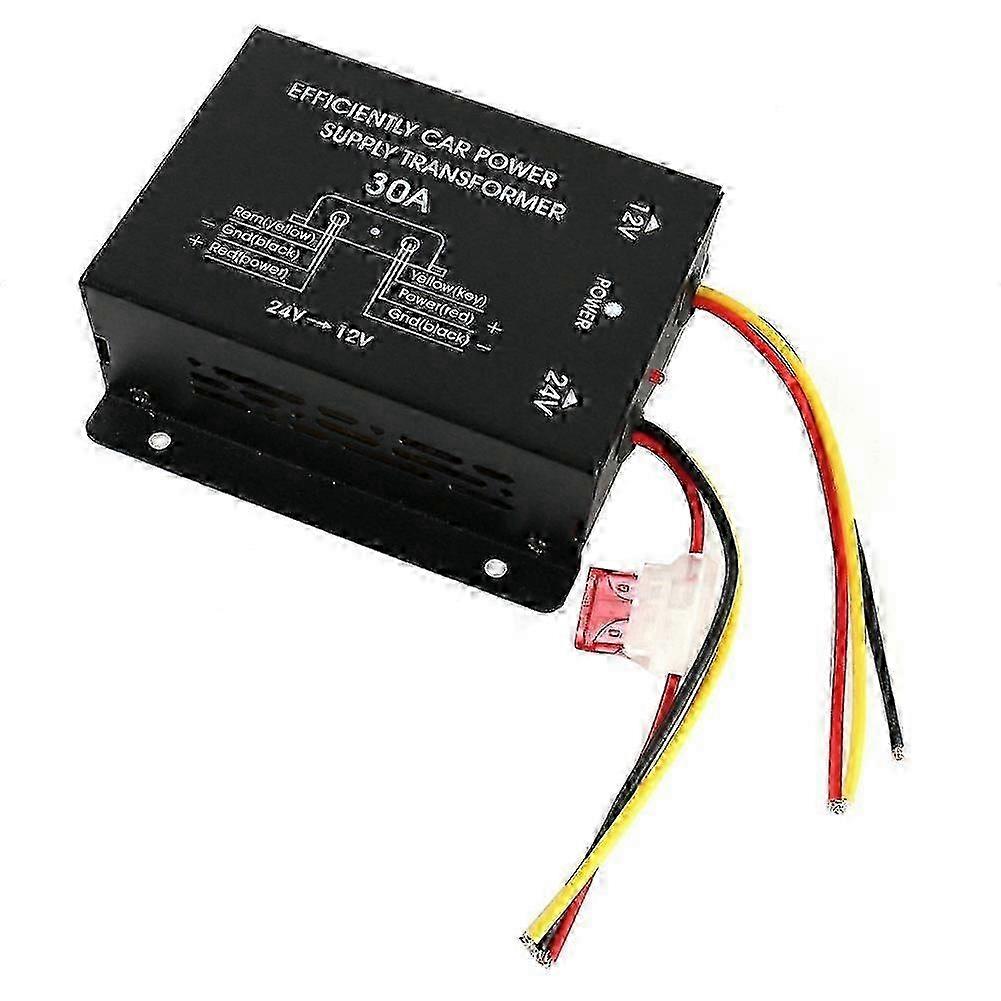 24V To 12V 30A Car Power Supply Buck Transformer Converter Truck Bus DVD o Modification Efficient Vehicle Power Buck DS