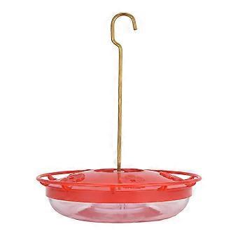 BinnenplaatsShaped Vogelvoeder Transparante Hangende Vogel Water Feeder voor Tuinterras (Rood) YMJJ
