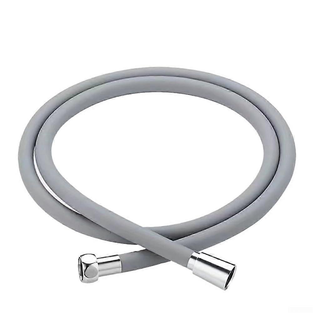 Flexible Silicone Shower Hose 1.5m in Gray for Multiple Applications, Durable and Easy to Install